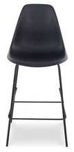 Load image into Gallery viewer, Forestead Black Counter Height Bar Stool (Set of 2)