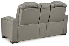Load image into Gallery viewer, Backtrack Gray Power Reclining Loveseat