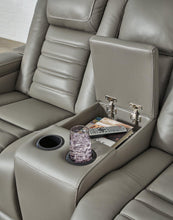 Load image into Gallery viewer, Backtrack Gray Power Reclining Loveseat