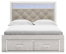 Load image into Gallery viewer, Altyra White Queen Upholstered Storage Bed