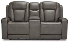 Load image into Gallery viewer, Card Player Smoke Power Reclining Loveseat