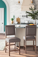 Load image into Gallery viewer, Benmara Grayish Brown/Brown Counter Height Bar Stool