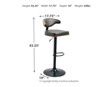 Load image into Gallery viewer, Bellatier - Tall Uph Swivel Barstool(1/cn)