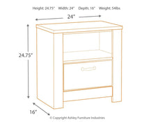 Load image into Gallery viewer, Bellaby - One Drawer Night Stand
