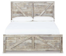 Load image into Gallery viewer, Hodanna Whitewash Queen Crossbuck Panel Bed