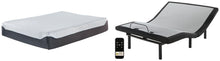 Load image into Gallery viewer, 12 Inch Chime Elite Queen Adjustable Base with Mattress