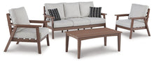 Load image into Gallery viewer, Emmeline Outdoor Sofa and 2 Chairs with Coffee Table