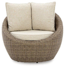 Load image into Gallery viewer, Danson Beige Swivel Lounge with Cushion (Set of 2)