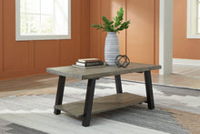 Load image into Gallery viewer, Brennegan Gray/Black Coffee Table