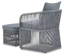 Load image into Gallery viewer, Coast Island Gray Outdoor Chair with Ottoman and Side Table