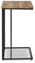 Load image into Gallery viewer, Bellwick Natural/Black Chairside End Table