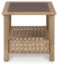 Load image into Gallery viewer, Braylee Outdoor Loveseat with Table (Set of 2)