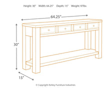 Load image into Gallery viewer, Gavelston - Sofa Table