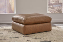 Load image into Gallery viewer, Emilia Caramel Oversized Accent Ottoman