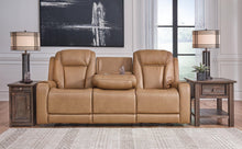 Load image into Gallery viewer, Card Player Cappuccino Power Reclining Sofa