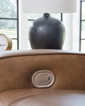 Load image into Gallery viewer, Game Plan Caramel Power Reclining Loveseat