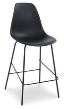 Load image into Gallery viewer, Forestead Black Counter Height Bar Stool (Set of 2)