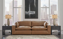 Load image into Gallery viewer, Emilia Caramel 2-Piece Sectional Loveseat