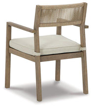Load image into Gallery viewer, Aria Plains Arm Chair with Cushion (Set of 2)