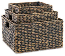 Load image into Gallery viewer, Elian Antique Gray Basket (Set of 3)