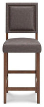 Load image into Gallery viewer, Benmara Grayish Brown/Brown Bar Height Bar Stool