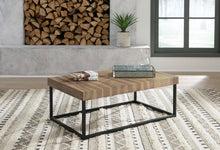 Load image into Gallery viewer, Bellwick Natural/Black Coffee Table