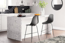 Load image into Gallery viewer, Forestead Black Counter Height Bar Stool (Set of 2)