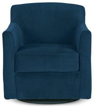 Load image into Gallery viewer, Bradney Ink Swivel Accent Chair