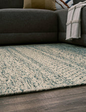 Load image into Gallery viewer, Devton Beige/Teal 5' x 7' Rug