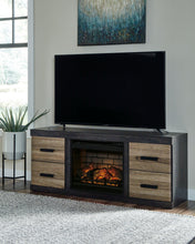 Load image into Gallery viewer, Harlinton 60" TV Stand with Electric Fireplace