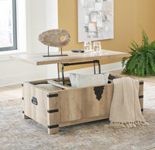 Load image into Gallery viewer, Calaboro Light Brown Lift-Top Coffee Table