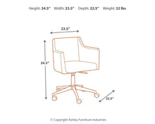 Load image into Gallery viewer, Baraga - Home Office Swivel Desk Chair