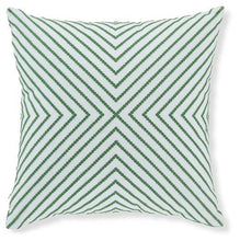 Load image into Gallery viewer, Bellvale Green/White Pillow