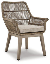 Load image into Gallery viewer, Beach Front Beige Arm Chair with Cushion (Set of 2)