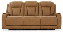 Load image into Gallery viewer, Card Player Cappuccino Power Reclining Sofa