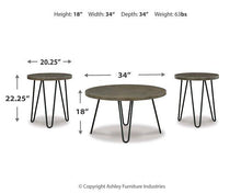 Load image into Gallery viewer, Hadasky Two-tone Table (Set of 3)