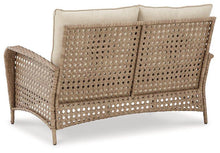 Load image into Gallery viewer, Braylee Outdoor Loveseat with Table (Set of 2)
