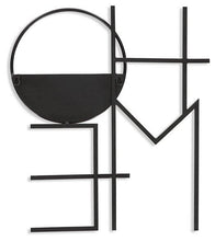 Load image into Gallery viewer, Dunster Black Wall Planter On Stand