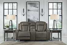 Load image into Gallery viewer, Card Player Smoke Power Reclining Loveseat