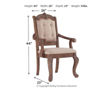 Load image into Gallery viewer, Charmond - Dining Uph Arm Chair (2/cn)