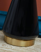 Load image into Gallery viewer, Ackson Black/Brass Finish Table Lamp (Set of 2)