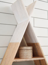 Load image into Gallery viewer, Cadel White/Natural Wall Shelf