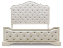 Load image into Gallery viewer, Arlendyne Antique White California King Upholstered Bed