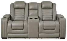 Load image into Gallery viewer, Backtrack Gray Power Reclining Loveseat