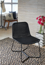 Load image into Gallery viewer, Daviston Black Accent Chair