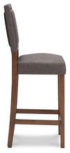Load image into Gallery viewer, Benmara Grayish Brown/Brown Bar Height Bar Stool