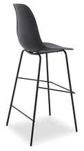 Load image into Gallery viewer, Forestead Black Bar Height Bar Stool
