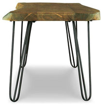 Load image into Gallery viewer, Haileeten Brown/Black Accent Bench