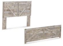 Load image into Gallery viewer, Hodanna Whitewash Queen Crossbuck Panel Bed