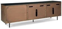 Load image into Gallery viewer, Barnford Brown/Black Accent Cabinet
